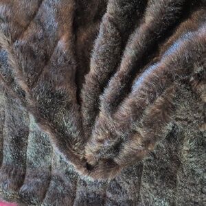 Mink Faux Fur Throw Blanket